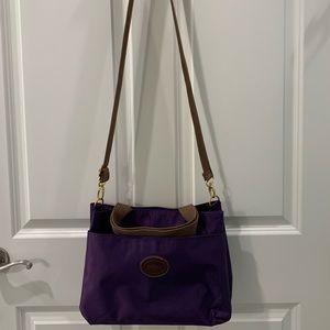 Longchamp purple crossbody